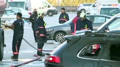kimyasal madde - ANKARA - Kimyasal madde üreten iş yerinde çıkan yangın büyük hasara neden oldu Videosu