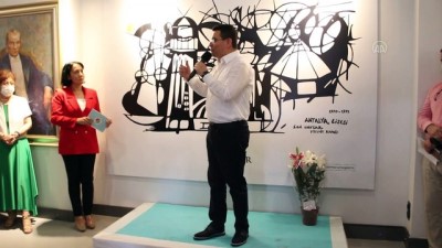 ressam - ANTALYA - 'Dededen Toruna' karma sergisi açıldı Videosu