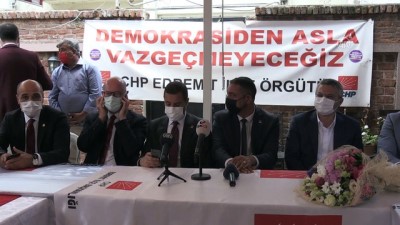 sosyal yardim - BALIKESİR - CHP Genel Başkan Yardımcısı Oğuz Kaan Salıcı, Balıkesir'de konuştu Videosu