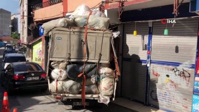 market -  Freni boşalan kamyonet depoya girdi Videosu