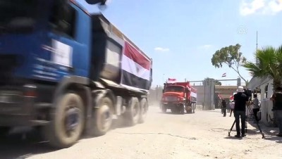 sinir kapisi - GAZZE - Mısır Gazze'nin yeniden imarına destek için ekip gönderdi Videosu