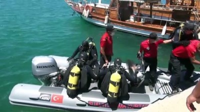 araba lastigi - ANTALYA - Dagıçlar deniz dibi temizliği yaptı Videosu