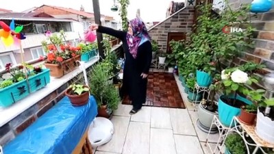 kemoterapi -  Balkonunu çiçek bahçesine çeviren kanser hastası, yarışmada 1’inci oldu Videosu