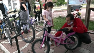 yaz mevsimi -  Bisiklet bakım istasyonlarıyla çocukların bisikletleri ücretsiz onarılacak Videosu