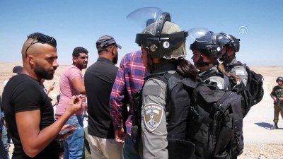 EL HALİL - Batı Şeria'da Yahudi yerleşim birimlerini protesto eden göstericilere müdahale