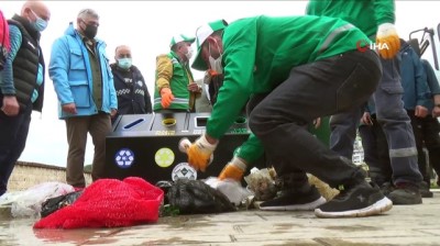 gorece -  Giresun'da Dünya Çevre Günü'nde denizden çöp topladılar Videosu
