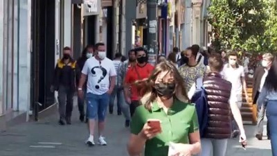 haziran ayi - İSTANBUL - Kısıtlamasız ilk cumartesi günü kentte yoğunluk yaşanıyor Videosu