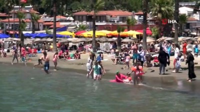yerli turist -  Kısıtlama öncesi sahillerde yoğunluk Videosu
