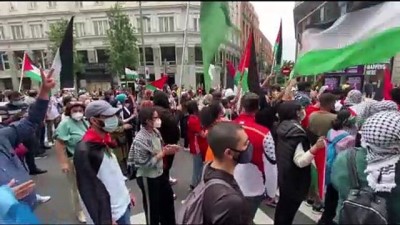 ozgurluk - Madrid'de Filistin'e destek yürüyüşü düzenlendi Videosu