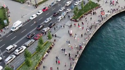 trafik yogunlugu -  Üsküdar’da kısıtlamasız Cumartesi'de dikkat çeken yoğunluk Videosu