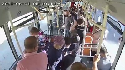 belediye otobusu - GAZİANTEP - Otobüs şoförü, rahatsızlanan kadını belediye otobüsüyle hastaneye götürdü Videosu