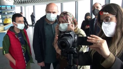 ziyaretciler -  Çamlıca Kulesi ziyaretçilerine PTT’den ‘Kişisel Pul Standı’ Videosu