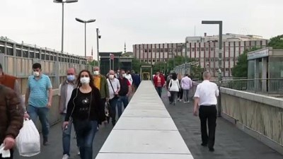 mobil uygulama - İSTANBUL - Sokağa çıkma kısıtlamasının sona ermesiyle trafik yoğunluğu arttı Videosu