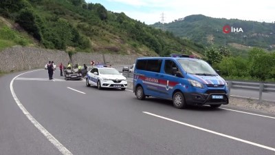 direksiyon -  Araç takla attı:1 yaralı Videosu