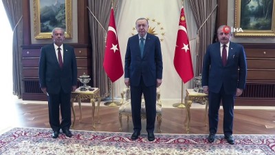 naro -  Cumhurbaşkanı Erdoğan, KKTC Cumhuriyet Meclisi Başkanı Önder Sennaroğlu’nu kabul etti Videosu