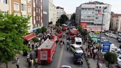 yangin panigi -  Esenler’de alışveriş merkezinde yangın paniği Videosu