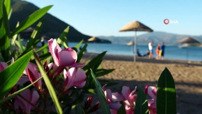 turizm sezonu -  Mavi bayraklı plajları ile misafirlerini bekliyor Videosu