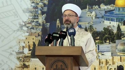 islam - ANKARA - Erbaş: '(Kudüs konusu) Çeşitli İslam ülkelerinin sesinin çıkmaması bizi üzüyor' Videosu