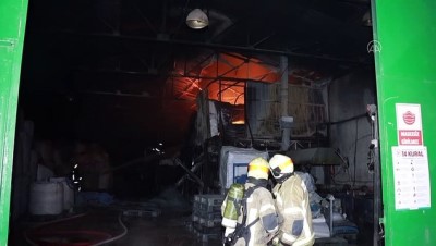BURSA - Plastik atık fabrikasında çıkan yangın söndürüldü