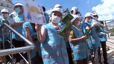 lise ogrenci -  Esenler'de öğrencilerden çevre yürüyüşü Videosu