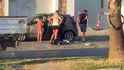 polis ekipleri -  Eşi ve çocuğunun gözü önünde kendi arabasına taşla saldırıp, muhabiri darp etti Videosu