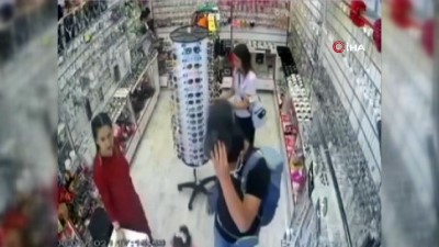 polis ekipleri -   Kadın esnaf hırsızlık zanlısını yakaladı Videosu