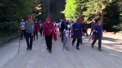 cephane - KASTAMONU - 95 kilometrelik 'Atatürk ve İstiklal Yolu Yürüyüşü'ne katılanlar 50 kilometre yol katetti Videosu
