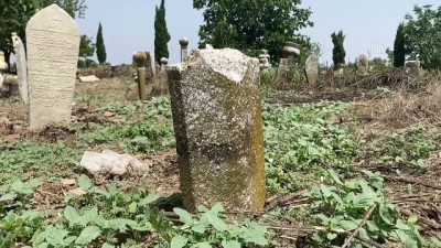 kabristan - EDİRNE - Osmanlı mezar taşlarının sergilendiği alanların daha özenli korunması istendi Videosu