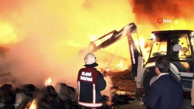  Elazığ OSB'de bir fabrikada yangın çıktı