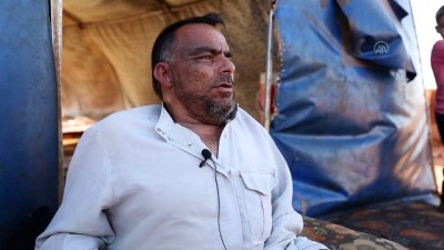 ic savas - İDLİB - Suriye'de zorla yerinden edilen halk, Babülhava Sınır Kapısı'nın kapatılmasını felaket olarak görüyor Videosu