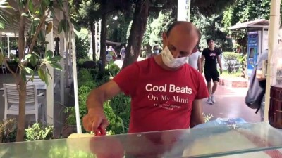 golgeli - Termometrelerin 42 dereceyi gördüğü Aydın'da aşırı sıcak ve nem bunaltıyor Videosu