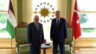 israil -  Cumhurbaşkanı Erdoğan, Filistin Devlet Başkanı Mahmud Abbas’la görüştü Videosu