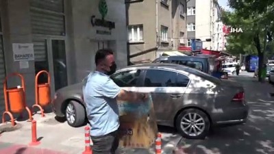 taksi duraklari -  Esnafa hijyen seti desteği Videosu