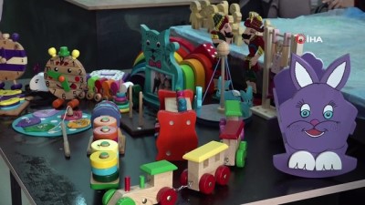 egitim donemi -  Ahşap oyuncak sanatı bu atölyede yaşatılıyor Videosu