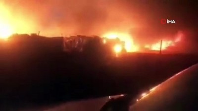 multeci -  - Lübnan'da Suriyeli mülteci kampında yangın: 5 yaralı Videosu