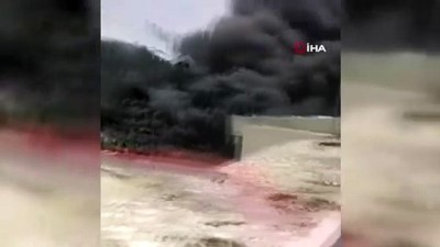 yakit tankeri -  - Mısır’da akaryakıt tankeri alev alev yandı Videosu