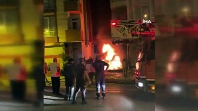 bodrum -  Esenyurt’ta bir iş yeri alev alev böyle yandı Videosu