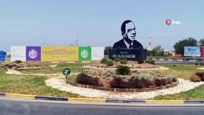  - KKTC’de sokaklar Erdoğan posterleriyle donatıldı