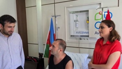  Selçuk Bayraktar, tedavi gören Karabağ gazisini ziyaret etti