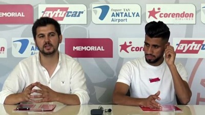 oyaca - ANTALYA - Antalyaspor'un yeni transferi Cezayirli futbolcu Houssam Ghacha, uzun yıllar Türkiye'de kalmak istiyor Videosu