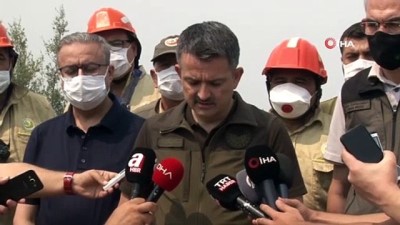 demirli -  Bakan Pakdemirli'den Mersin'deki orman yangınına ilişkin açıklama Videosu