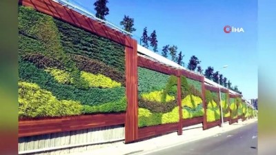 sosyal medya -  Başakşehir’de “Yeşil” duvarlara işleniyor Videosu