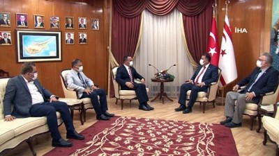  - Beyoğlu Belediye Başkanı Yıldız, KKTC Cumhurbaşkanı Tatar ve Başbakan Saner tarafından kabul edildi