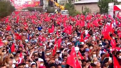 ERZURUM - Cumhurbaşkanı Erdoğan: 'Dirilişin ve direnişin sembolüdür, Erzurum'