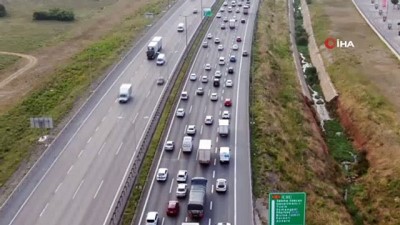  İstanbul'da bayram öncesi trafik yoğunluğu