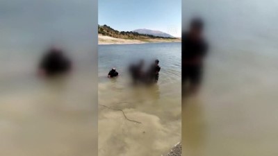 baraj goleti - KAHRAMANMARAŞ - Balık tutmak için baraj gölüne giren çocuk ile babası boğuldu Videosu