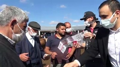 kurban pazari - KARS - Polis ekipleri hayvan pazarında 'sahte para'ya karşı sıkı tedbir aldı Videosu