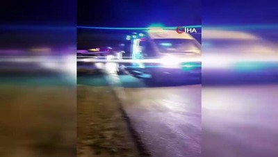 elektrik diregi -  Otomobil önce çöp konteynırına ardından elektrik direğine çarptı: 2 yaralı Videosu