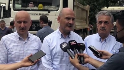 basin mensuplari - RİZE - Soylu: 'Zarar tespit çalışmaları devam ediyor' Videosu