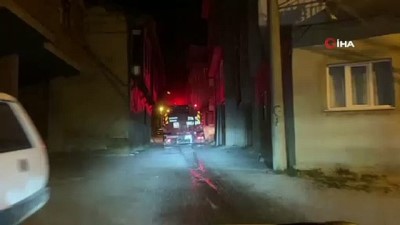 samanlik -  Yangın merakı vatandaşları gece uykusundan etti Videosu